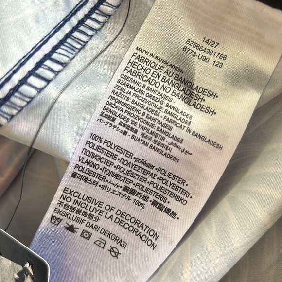 Hurley Boy’s Blue and Red Board Shorts with Tropical Design - Picture 12 of 13